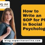SOP for PhD in Social Psychology