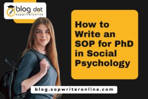 SOP for PhD in Social Psychology