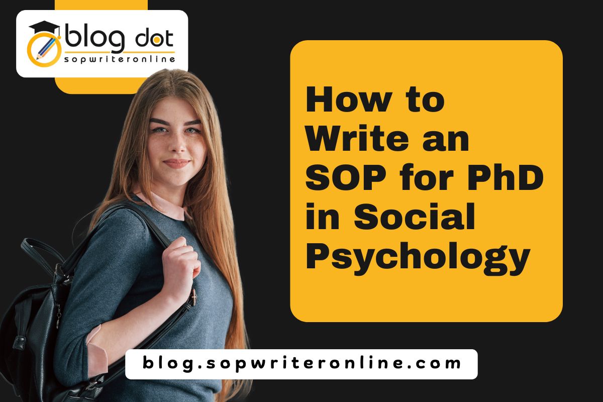 SOP for PhD in Social Psychology