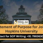 Statement of Purpose for Johns Hopkins University