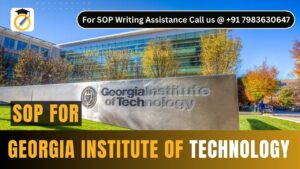 SOP for Georgia Institute of Technology – Georgia Tech SOP