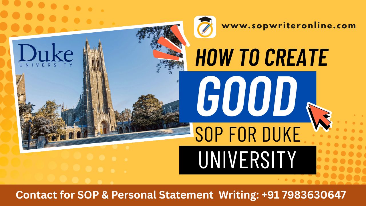 How to Write SOP, Personal Statement & Essays for Duke University