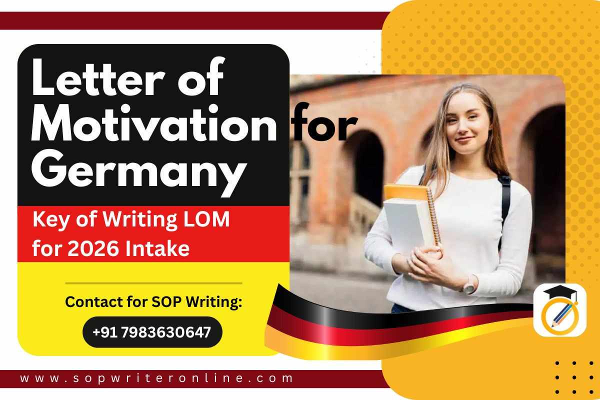 Letter of Motivation for Germany | Key of Writing LOM for 2026 Intake