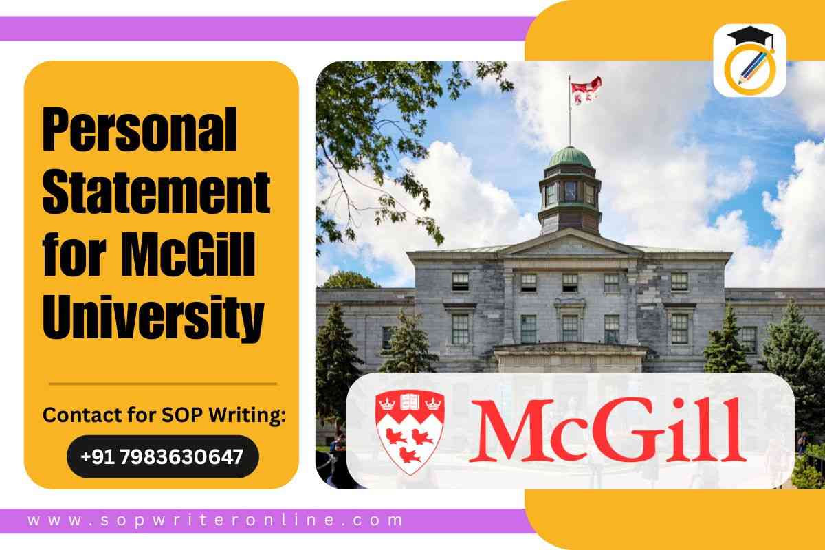Personal Statement for McGill University | Sample SOP/Essay