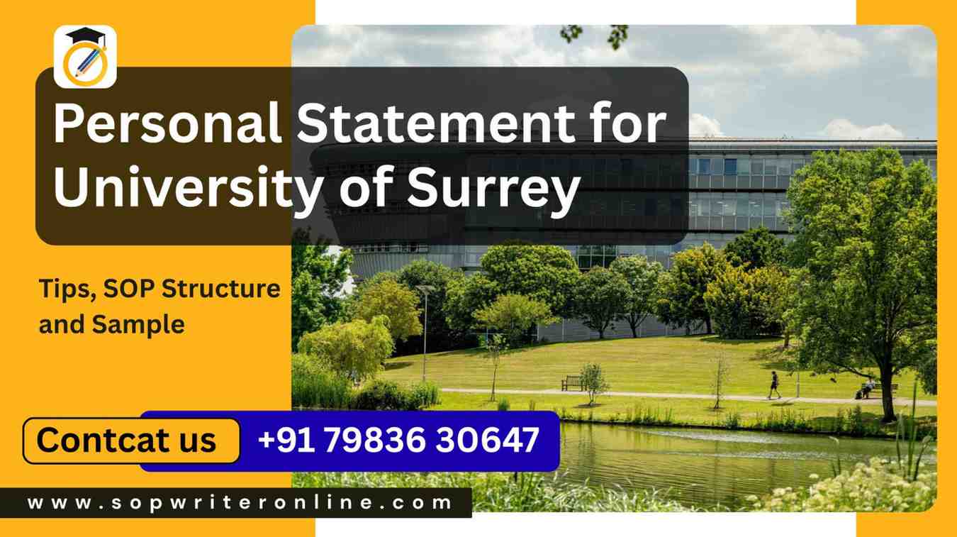 Personal Statement for University of Surrey | Sample SOP