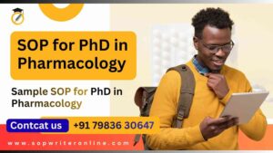 SOP for PhD in Pharmacology | Approved PhD SOP Sample