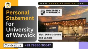 Personal Statement for University of Warwick | Sample UK SOP