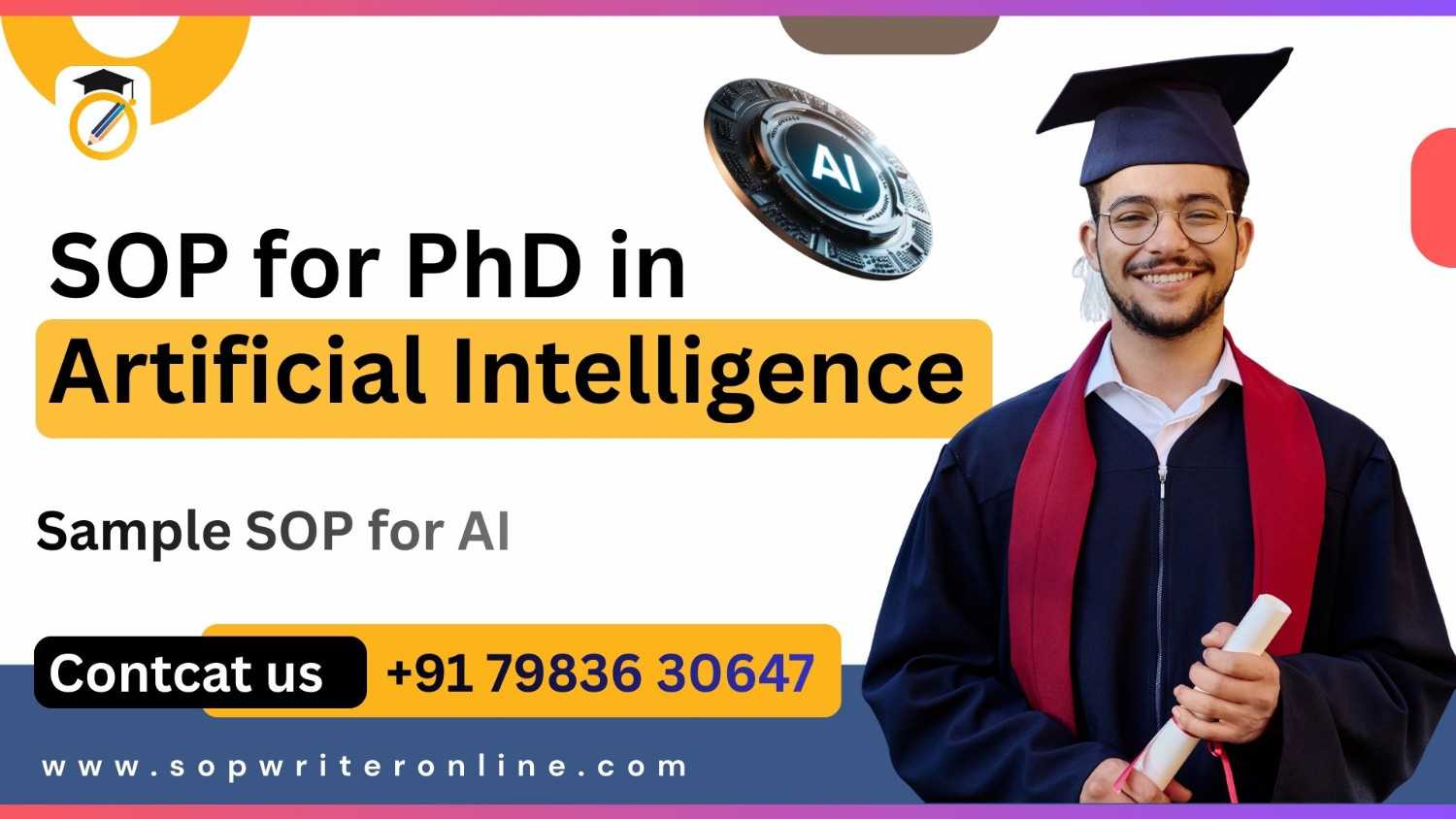 SOP for PhD Artificial Intelligence – Sample SOP