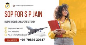 SOP for SP Jain | Complete Guide and Tips