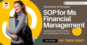 SOP for Financial Management – How to Write a Winning Statement of Purpose