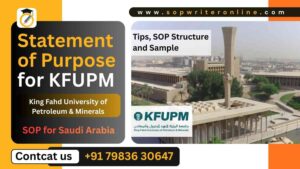 SOP for King Fahd University of Petroleum & Minerals (KFUPM)