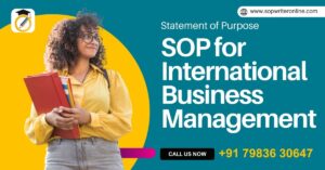 SOP for International Business Management | Best SOP Writing Services