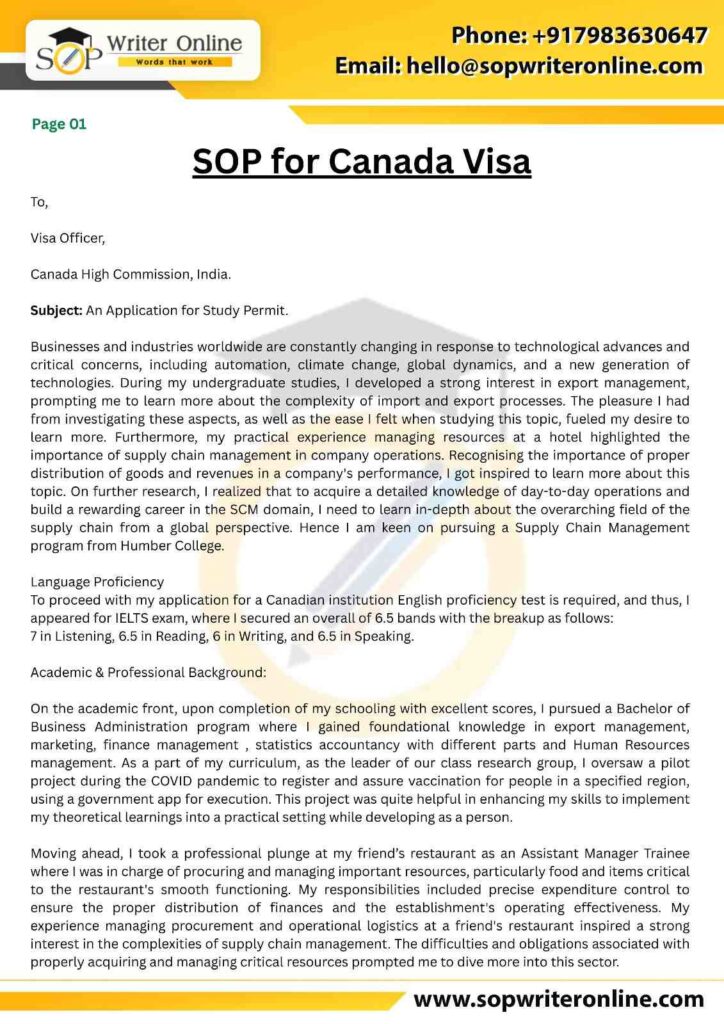 Sample-SOP-for-Canada-Visa-01-724x1024 SOP for Canada Student Visa – Complete Guide with Approved Sample Insight