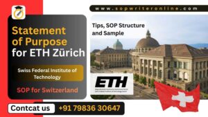 SOP for Swiss Federal Institute of Technology | SOP for Switzerland