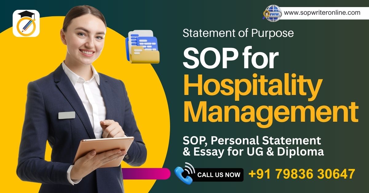 SOP for Hospitality Management | Best SOP Writing Service