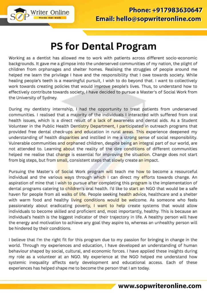 PersonalStatementforDentalProgram-724x1024 CAAPID Personal Statement for U.S. Dental Schools