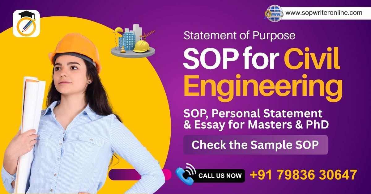 SOP for Civil Engineering | Sample SOP | USA, UK, Australia etc.