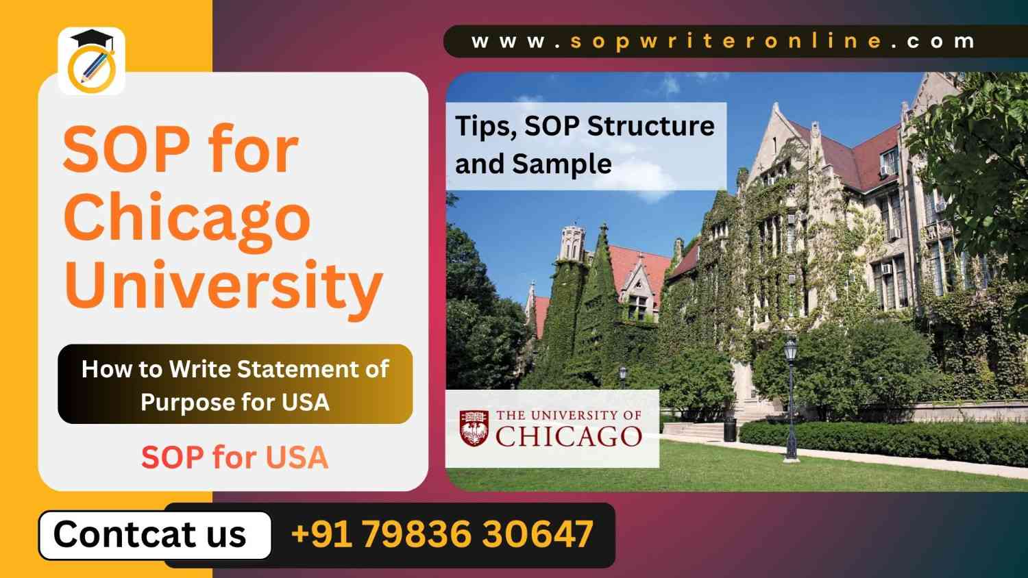 SOP for Chicago University | SOP Writing Sample
