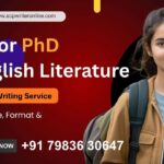 SOP for PhD in English Literature | Best SOP Writing Service