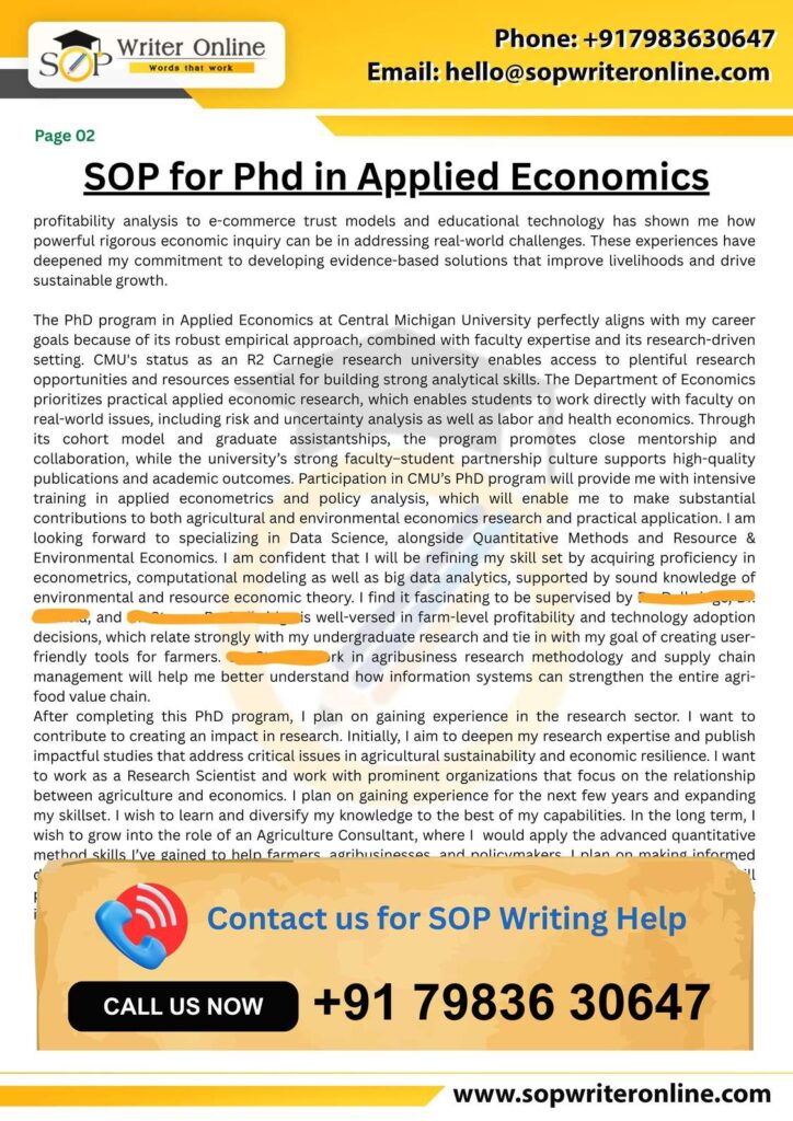 SampleSOPforPhDinEconomics-724x1024 SOP for PhD in Economics | Best SOP Writing Help