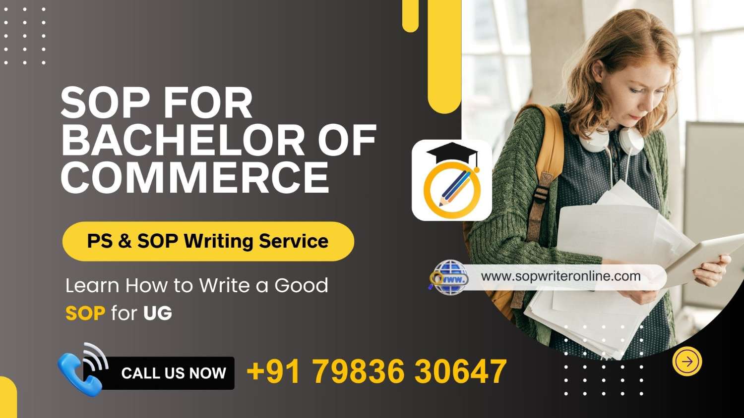 SOP for Bachelor of Commerce | Best SOP Writing Service