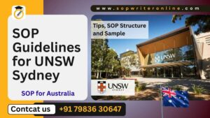 SOP for UNSW Sydney | Best SOP Writing
