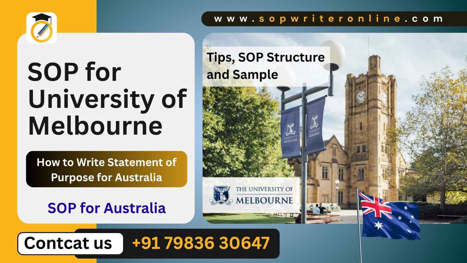 SOP for University of Melbourne | The Only Guide International Students Actually Need