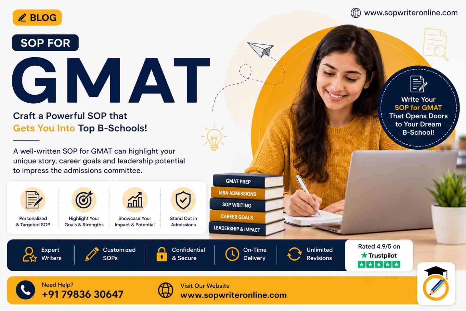 SOP for GMAT | Best SOP Writing Service
