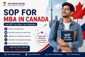 SOP for MBA in Canada | Complete Guide for Indian Students