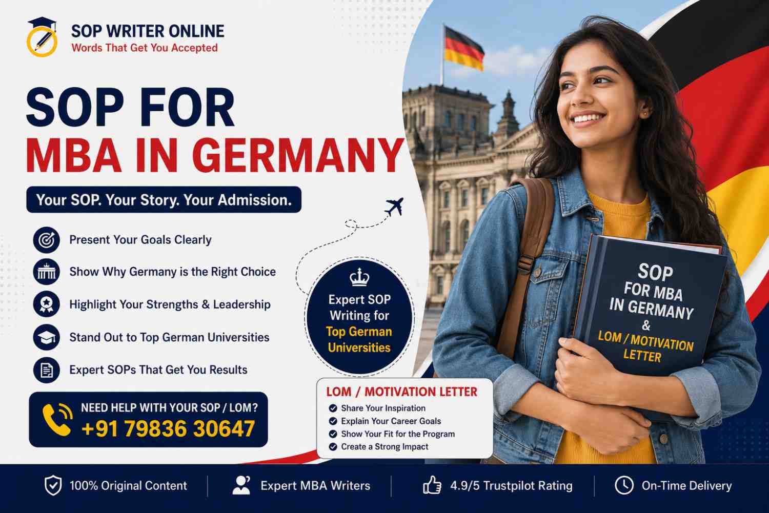 SOP for MBA in Germany | Motivation Letter Guide