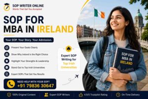 SOP for MBA in Ireland | Best SOP Writing Guide & Service