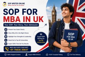 SOP for MBA in UK | Complete Guide for Indian Students
