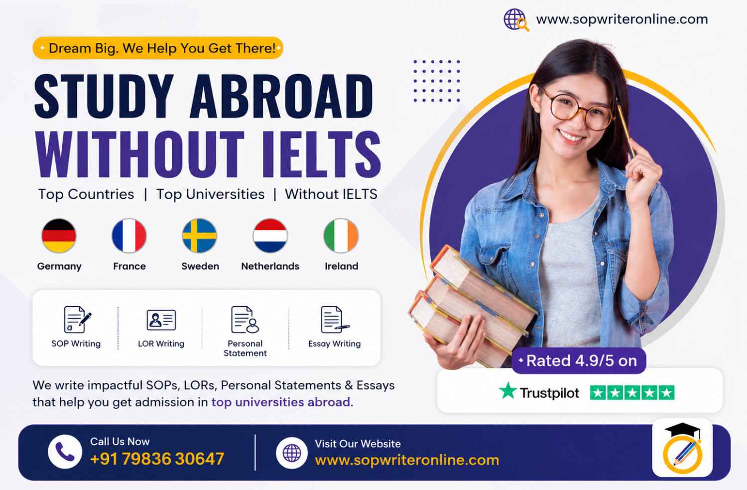 Study Abroad Without IELTS: Best Countries & Universities for Indian Students
