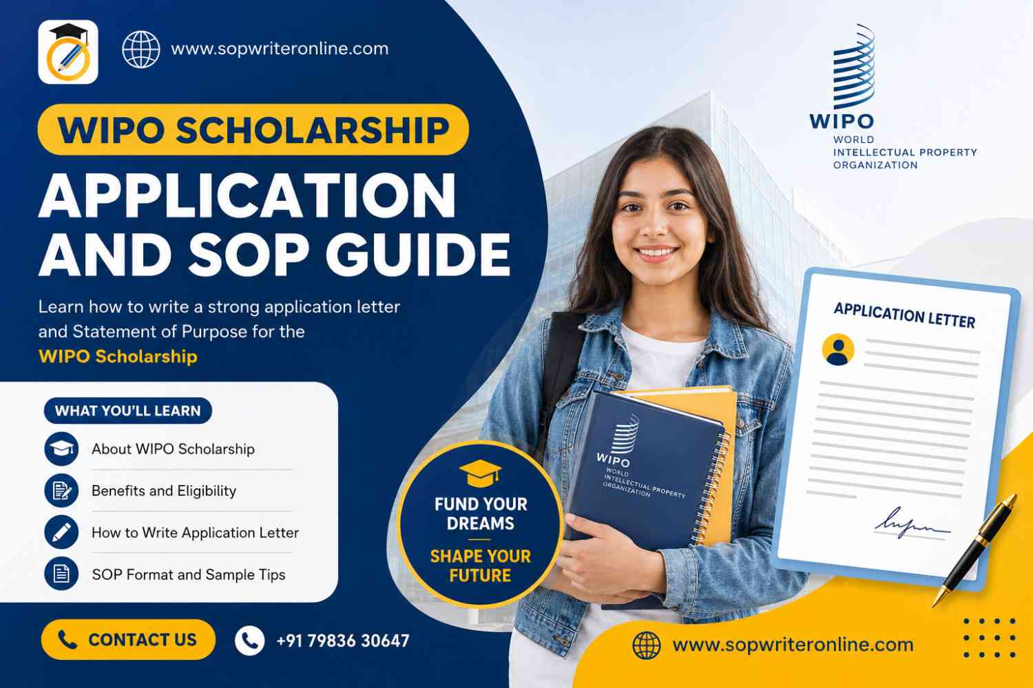 How to Apply for WIPO Scholarships Successfully | Application Letter for Wipo