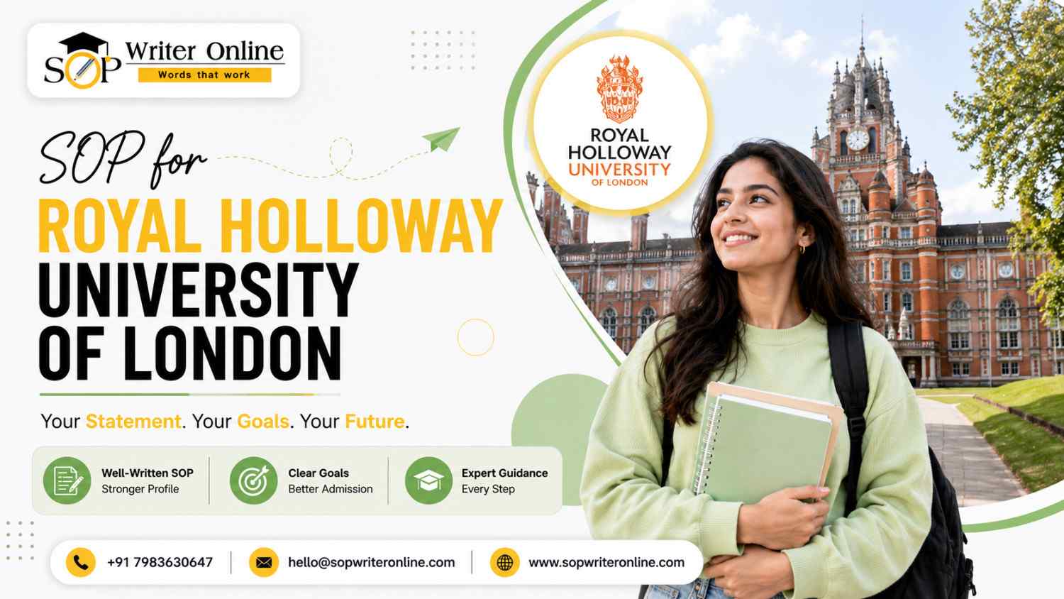 SOP for Royal Holloway University of London