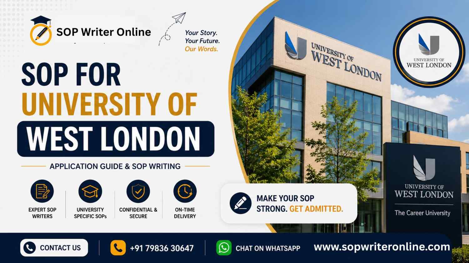 SOP for University of West London | Personal Statement Guide + Free Sample