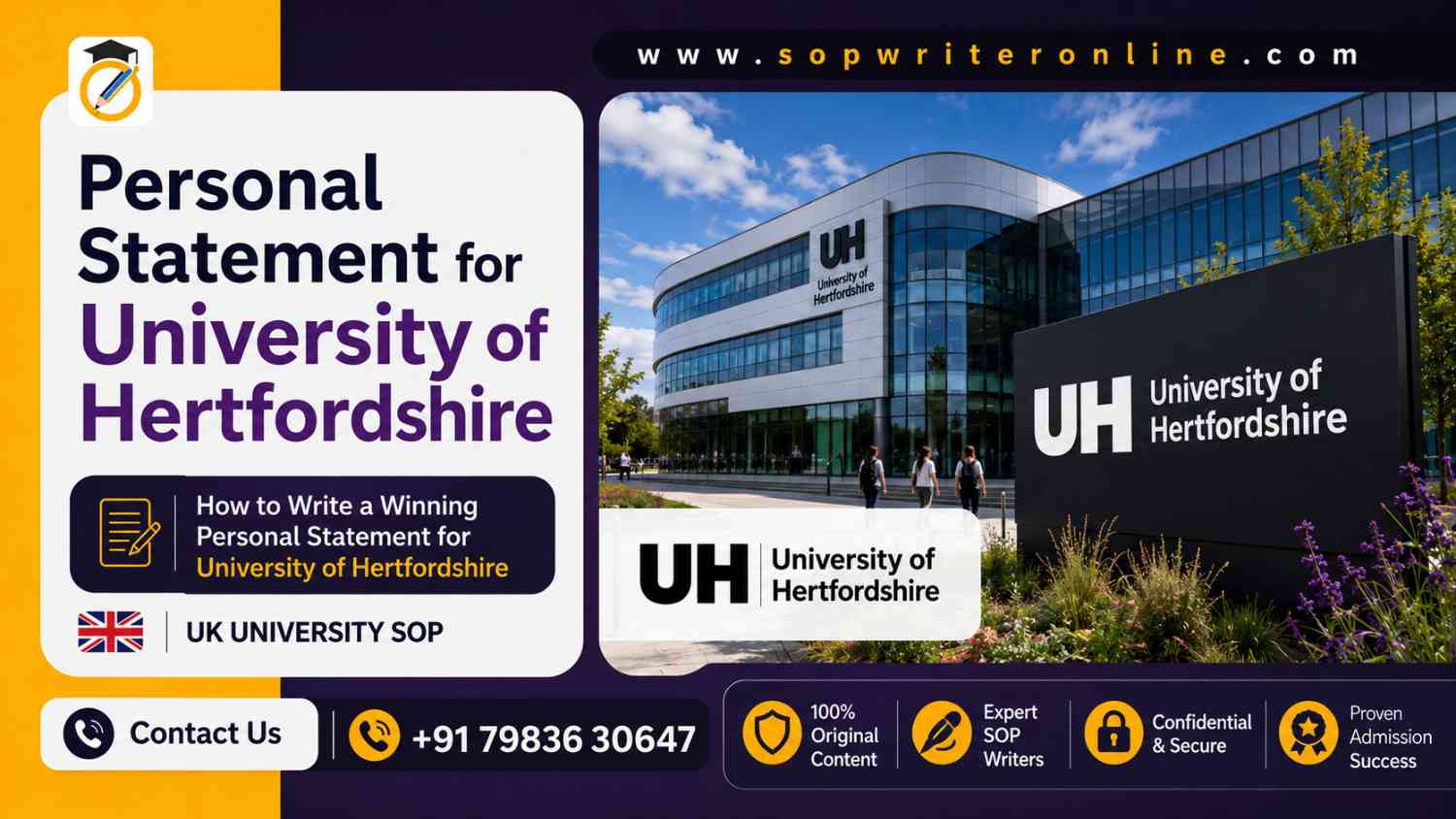 University of Hertfordshire Personal Statement: Complete Guide to Writing One That Gets You Accepted