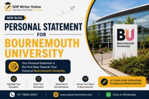 Personal Statement for Bournemouth University | A Complete Guide to Writing a Winning SOP