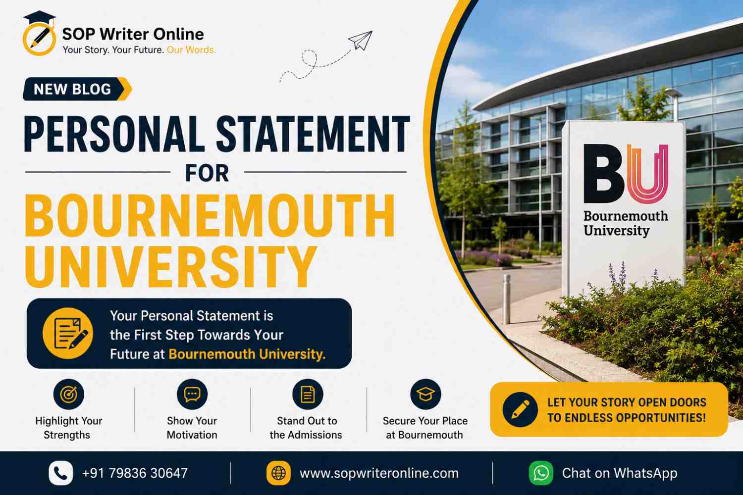 Personal Statement for Bournemouth University | A Complete Guide to Writing a Winning SOP