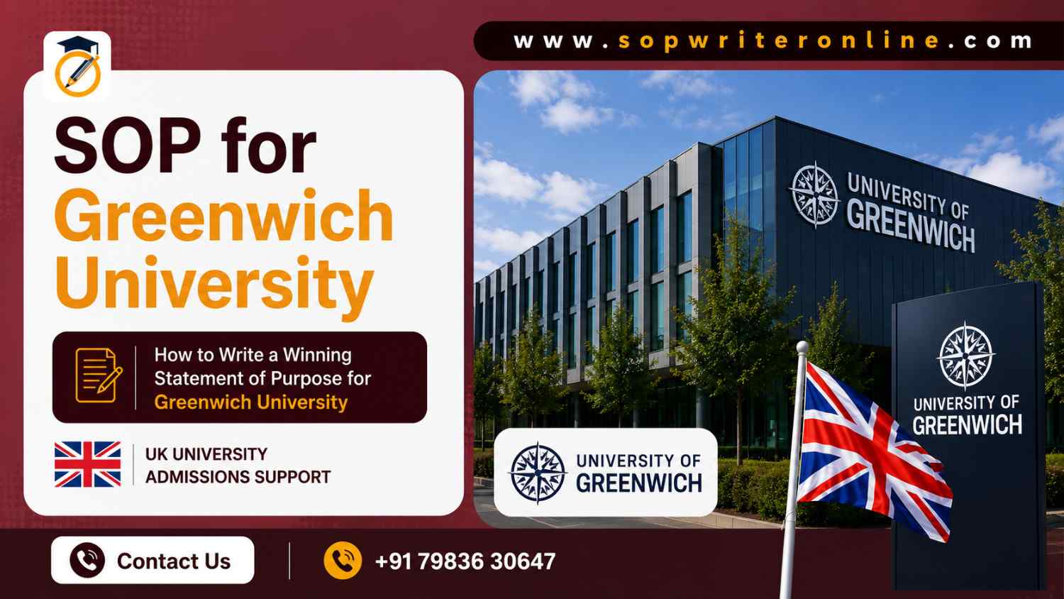 SOP for Greenwich University | Best SOP Writing for UK