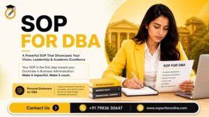 SOP for DBA | DBA Personal Statement Guide