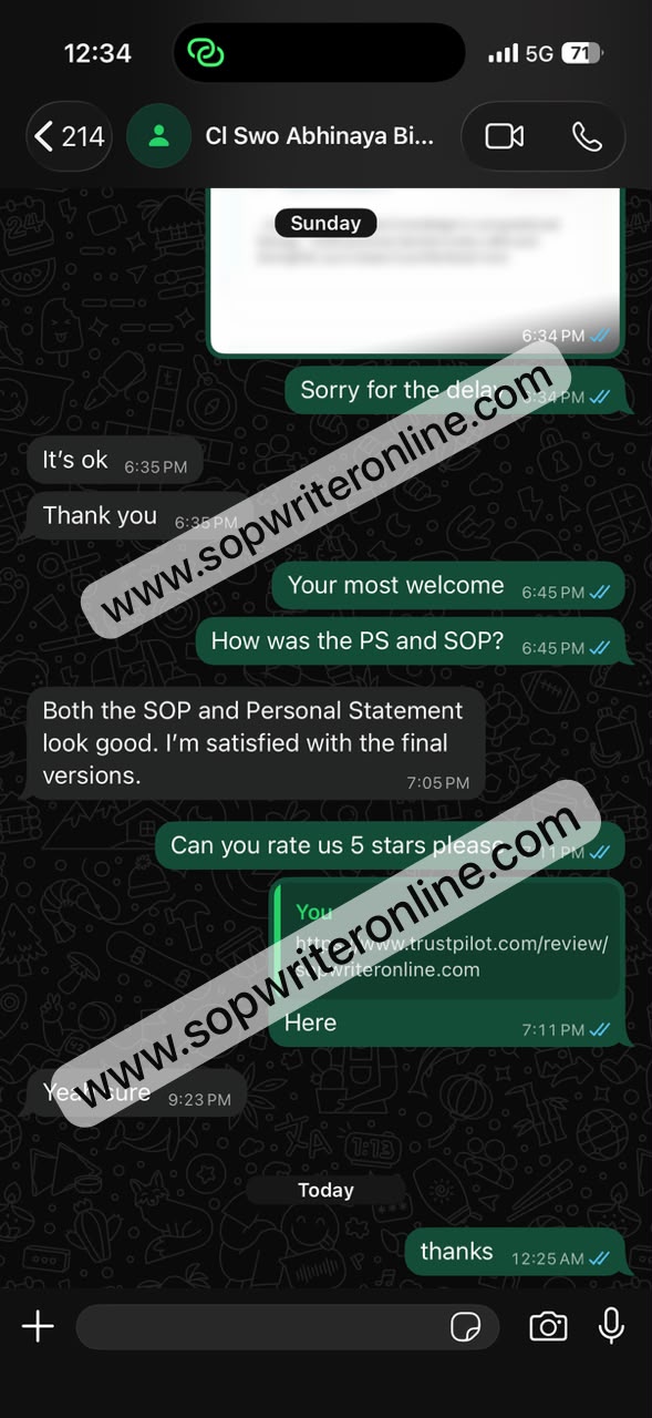 University of Houston Personal Statement | Best SOP Writing Service
