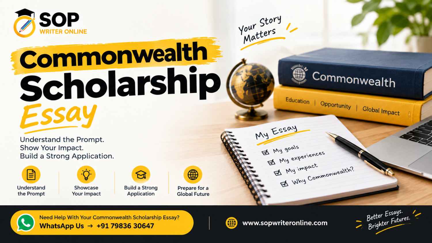 Commonwealth Scholarship Essay | A Complete Guide to Writing All 12 Essay Fields