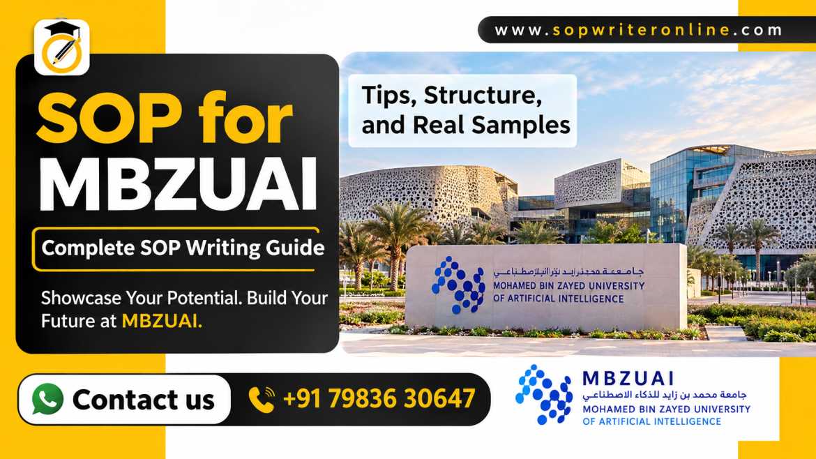 SOP for MBZUAI – Complete SOP Writing Guide