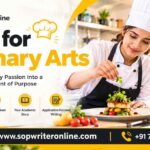 SOP for Culinary Arts | Complete SOP Guide