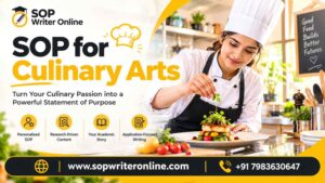 SOP for Culinary Arts | Complete SOP Guide