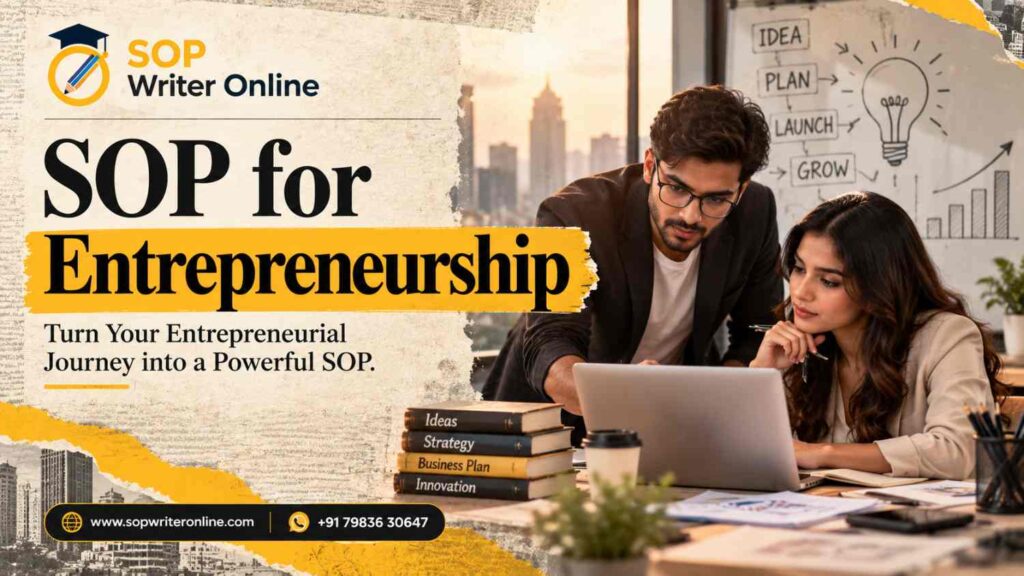 SOP for Entrepreneurship: How to Write a Winning Statement of Purpose