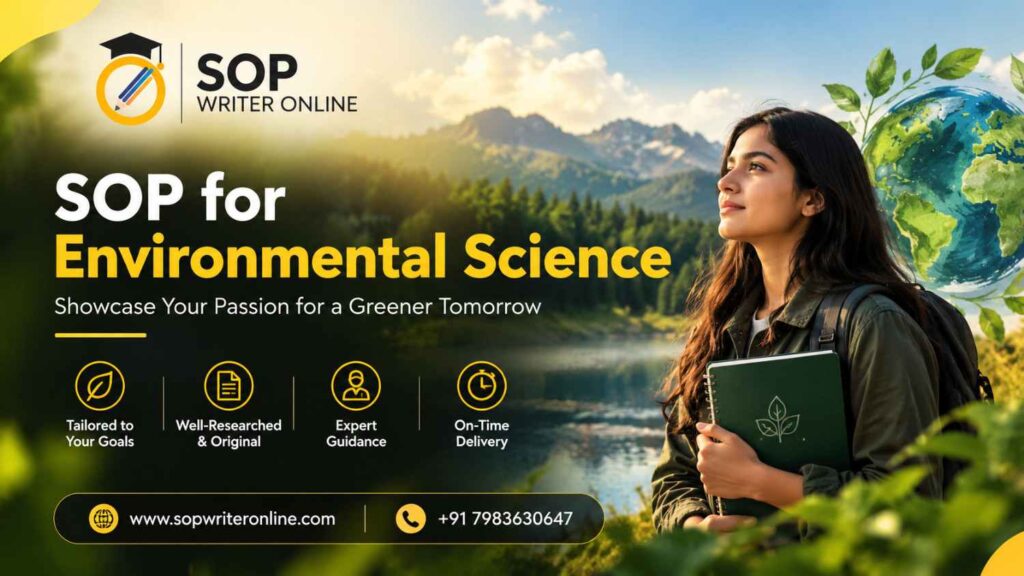 SOP for Environmental Science: Personal Statement Format, Tips and Top Universities