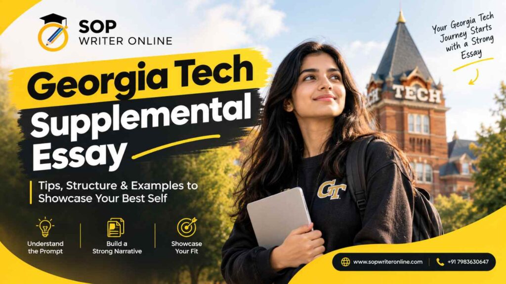Georgia Tech Supplemental Essay | How to Write an Answer That Gets Noticed