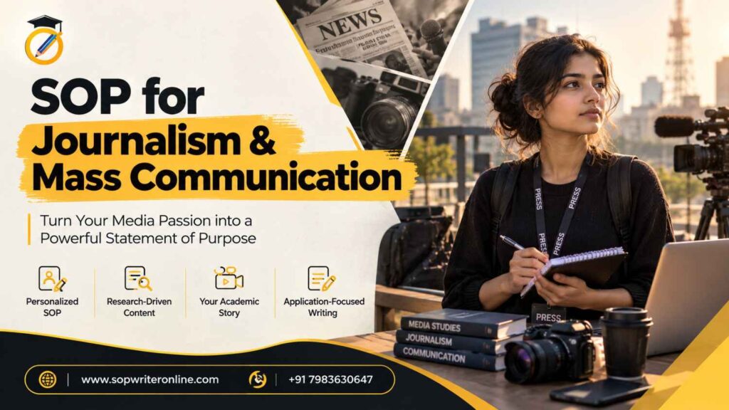 SOP for Journalism and Mass Communication | SOP Guide